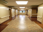 Hallway to patient rooms