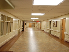 Hallway to ICU