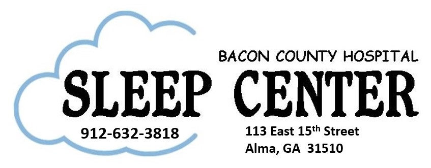 Ad that says Bacon County Hospital Sleep Center
113 E. 15th Street
Alma GA 3510
912-632-8961 Ext. 1178